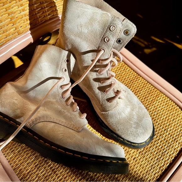 Dr Martens 1460 Pascal Pink Pastel Tie Dye Boots W9 - Picture 13 of 16